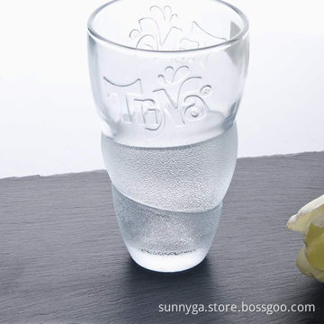 Machine Pressed Glass with 140mm Height, Suitable for Promotions